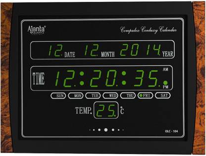 AJANTA Digital 29.6 cm X 39.6 cm Wall Clock