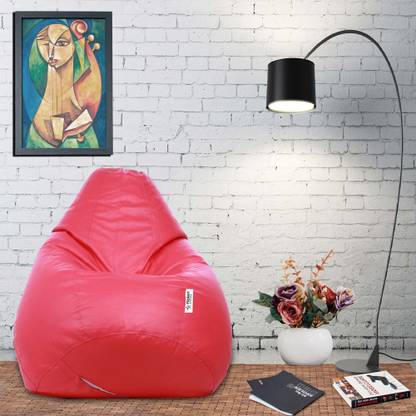 Flipkart SmartBuy XXL Tear Drop Bean Bag Cover  (Without Beans)