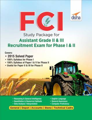 Fci Study Package for Assistant Grade II & III Recruitment Exam for Phase I & II