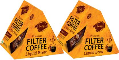 Trelish Filter coffee liquid brew - pack of 2 boxes Filter Coffee