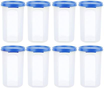 Cutting EDGE Slim Air-Tight Leak Resistant Plastic Round Modular Container for Grocery  - 585 ml प्लास्टिक यूटीलिटी कंटेनर