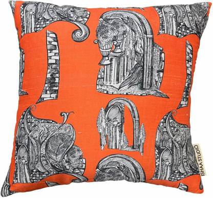 ISHAA STUDIO Raw Silk Cushions Cover