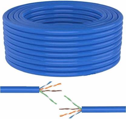 Fedus LAN Cable 200 m Cat6 Ethernet Cable, 200M High Speed 550MHZ /10Gigabit Speed UTP LAN Cable