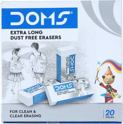 DOMS Dust Free Extra Long Non-Toxic Eraser