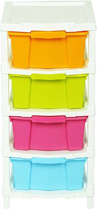 Randal Utensil Kitchen Rack Plastic Multipurpose Use ( 4 Layer ) - File/Book/paper Etc..Storage