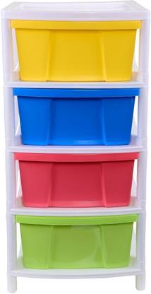 N H Enterprise Everest 4 Plastic Free Standing Chest of Drawers