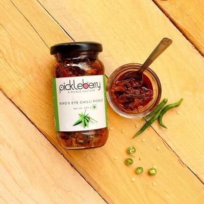 pickleberry Bird's Eye Chilli Pickle Green Chilli Pickle