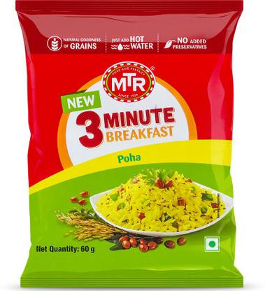 MTR 3 Minute Breakfast Poha 60 g