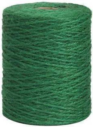 SHOPIP Green Colour 3Ply Jute Rope-Sutli-Twine, Art & Craft,Tying/Fastening -100 Meter Green