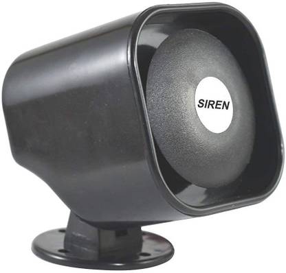 REALON Best Security Hooter Siren Alarm System- 110DB with Loud Sound Range Wired Sensor Security System