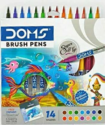 DOMS DOMS BRUSHPEN SUPERFINE Nib Sketch Pens