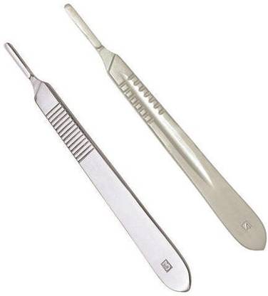 GOLDFINCH BP SCAPLES HANDLE NO 03 AND NO 04 (SET OF 2 PCS) Utility Forceps