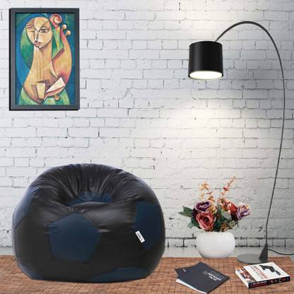 Flipkart SmartBuy XXL Tear Drop Bean Bag Cover  (Without Beans)