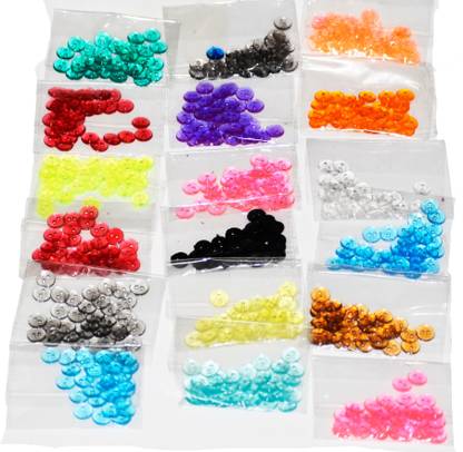 gofii Polyester Buttons (Pack of 625 ) 18 packet Polyester Buttons