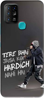 NDCOM Back Cover for Infinix Hot 10 Attitude Quotes Printed