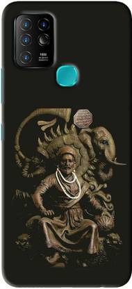 NDCOM Back Cover for Infinix Hot 10 Shivaji Maharaj Art Printed