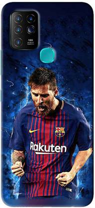 NDCOM Back Cover for Infinix Hot 10 leonel Messi Football Sports Printed