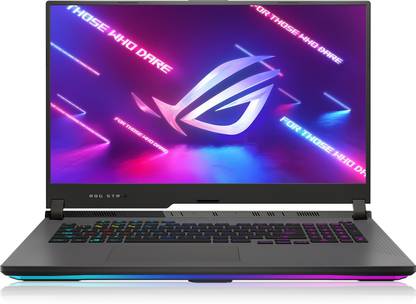 ASUS ROG Strix G17 AMD Ryzen 5 Hexa Core 5th Gen AMD Ryzen™ 5 5600H - (16 GB/512 GB SSD/Windows 10/4 GB Graphics/NVIDIA GeForce RTX 3050 Ti/144 Hz) G713QE-HX063T Gaming Laptop