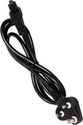 YOZOOT Power Cord 1 m Essentials 3 Pin Laptop Adapter Charger (1 Meter/ 3.3 Feet) 1 m Power Cord (Compatible with Mobile, Laptop, Tablet, Mp3, Gaming Device, Black, One Cable)