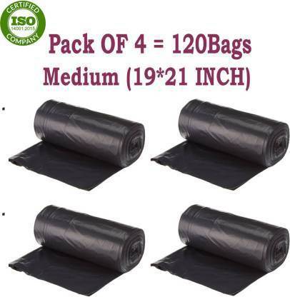 Shree ram fashion store disposal trash rolls 004 Medium 13 L Garbage Bag  Pack Of 120