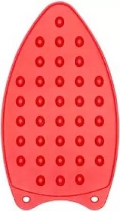 CRAZYGOL Silicon Iron Rest Pad | High Heat Resistant, 27x14 cm, Red Color Ironing Mat