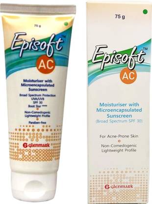 Episoft Sunscreen - SPF 50 PA+++ AC moisturiser with Sunscreen (75g)