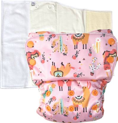 Bumpadum Duet Pro Night Diaper - Llama Drama