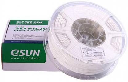 eSUN White PLA Filament 1.75mm, Dimensional Accuracy +/- 0.05mm, 1KG (2.2 LBS) Spool for 3D Printing Filament 3D. Printer Filament