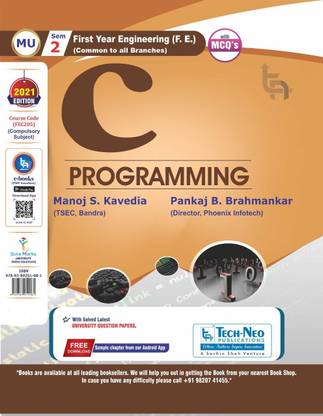C Programming MU Sem 2 Mumbai University
