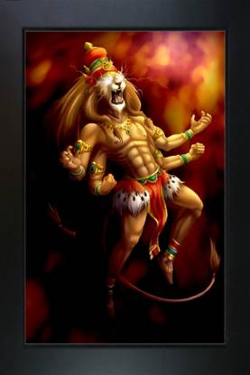 RV SALES narasimha swamy Photo Frame Religious Frame