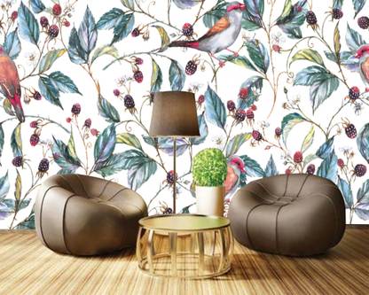 TheBlackstone Floral & Botanical Multicolor Wallpaper
