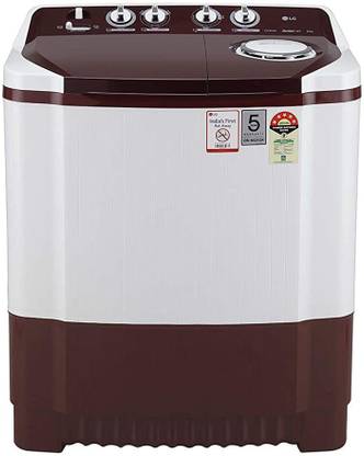 LG 8 kg Semi Automatic Top Load Washing Machine Brown