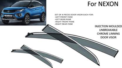 MRIDUM For Non-convertibles Front, Rear Wind Deflector