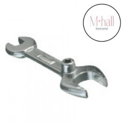 Medicalhall 3 in 1 Medical Spanner Double Side Medical Oxygen Cylinder Key Oxygen Cylinder Wrench Key Double Sided Speciality (Pack of 1) BEST 3 in 1 Spanner Double Side Medical Oxygen Cylinder Key Oxygen Cylinder Wrench Key Double Sided Speciality (Pack of 1) Double Sided Speciality