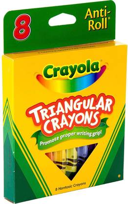 CRAYOLA Triangular Crayons, Multi Color