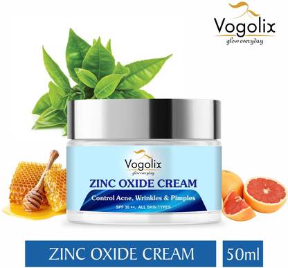 VOGOLIX ZINC OXIDE CREAM (50 GM) CONTROL ACNE (50 g)