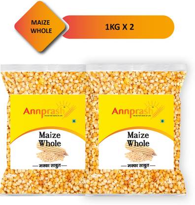 Annprash Best Quality Maize whole / Maize Sabut - 2kg (1kgx2) Corn
