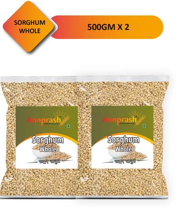 Annprash Best Quality Jowar whole / Jowar Sabut - 1kg (500gmx2) Jowar