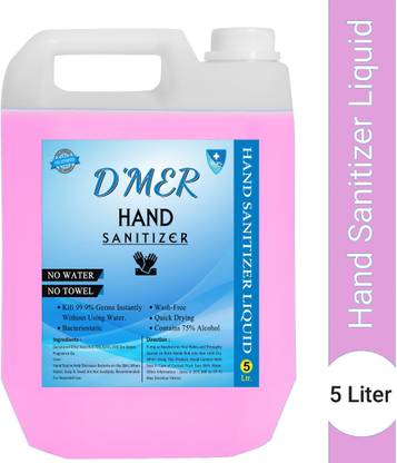 D'MER G-Rose Fragrance Mist Deep Clean Antimicrobial 75% Alcohol Based Liquid Hand sanitizer kills 99.99% germs and without water | Surface and Hand Sanitizer Can