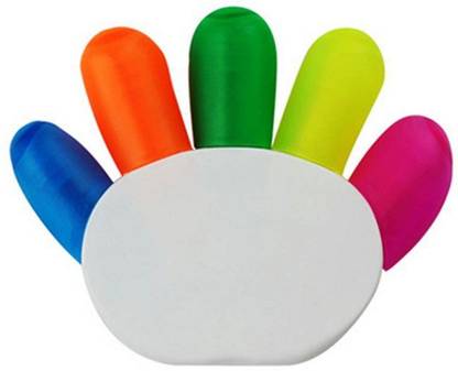 Ridni 5 colors finger hand shaped highlighter