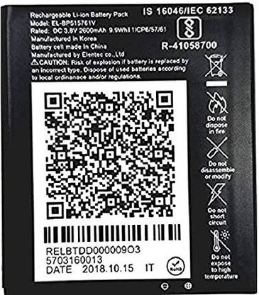 RYN Store Mobile Battery For  Samsung EL-BP515761V for Reliance JIO 4g Router JioFI 3 JMR540 JMR541 JioFI 4 JMR1140 Battery Original