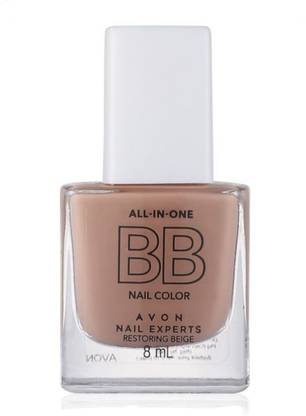 AVON Bb nail color - All in one - RESTORING BEIGE- 8ml Restoring beige