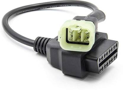 Xsentuals OBD-II (OBD2) 16 pin to 6 Pin Converter Cable OBD Adapter for K-TM Bikes OBD Interface