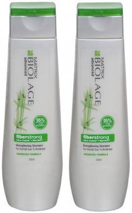MATRIX Biolage Advanced FiberStrong Strengthening Shampoo For HairFall Due To Breakage (Pack of 2) - 200 ML each