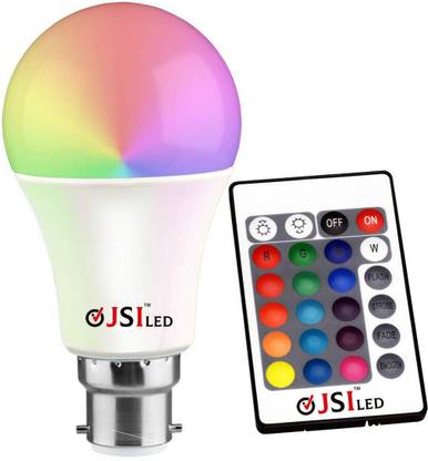 JSI Multi-Color LED Bulb with Remote Smart Bulb