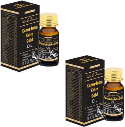 Way Of Pleasure KaaSutra Extra Gold Ayurvedic Oil | XXL Oil | Extra Time Oil | Long and Strong Oil