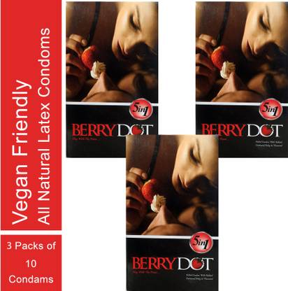 ICEY BERRY DOT FLAVOUR MAX MAGIC EXTRA DOTTED CONDOM Condom