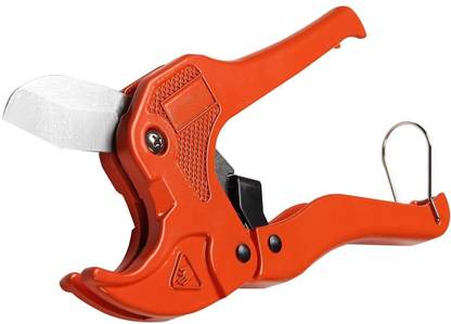 GSK Cut Ratchet-type Tube and Pipe Cutter for Cutting O.D. PEX, PVC, and PPR Plastic Hoses and Plumbing Pipes up to 42 mm Pipe Cutter