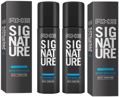 AXE SIGNATURE MYSTERIOUS BODY PERFUME 122 ML Deodorant Spray  -  For Men & Women