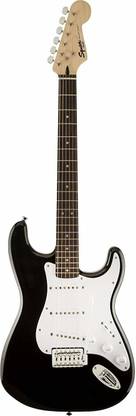 FENDER Squier Bullet Stratocaster 6 - Black Solid Body Electric Guitar